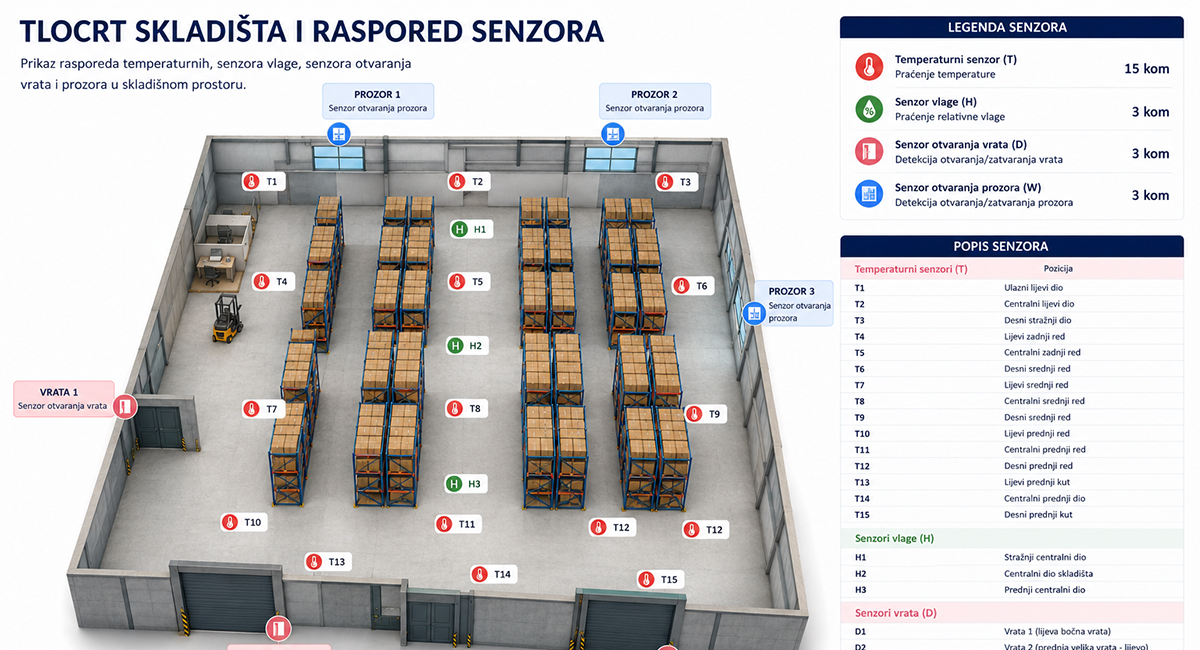Temperaturno mapiranje skladišta, opreme i transporta u farmaciji